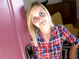 Newbie Blonde Sucking Dick POV