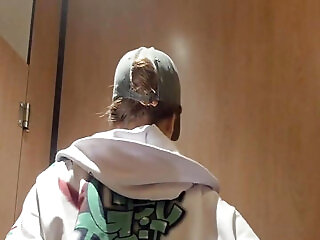 Girl Shows Her Ass In Tights And Panties