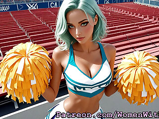 Cute Cheerleaders - Hand, Boob, Blow, Fuck