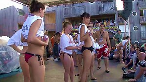 Randy Sluts In Public Bikini Party Showing Of  And Boobs