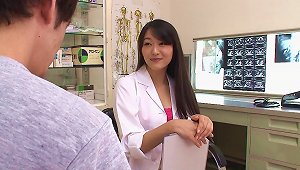 Hot Japanese Doctor In Pantyhose Fucks A Lusty Patient