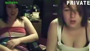 Sexy Lesbian Teens Ing  In Webcam Video