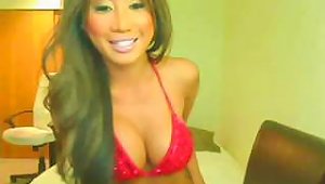 Asian Babe Is Giving A Preview Of What Fucking Her Would Be Like