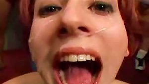 Swallowing Cum