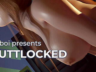 Buttlocked - First Trailer. Cute Pawg Femdom Facesitting (lezdom)