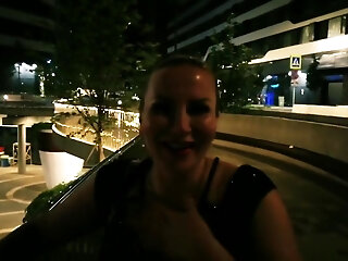 Met A Black Guy On The Street And Gave Him Cum In My Mouth