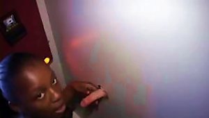 Latoya Getting Her Freak On In The Gloryhole For Dirty D