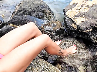 A Fisherman On The Rocks Wants To Give Me His Fish. Part 1