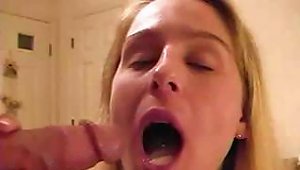 Heather Brooke Chokes Down A Cock