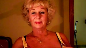 Granny Andrea Shows Her Juicy Tits