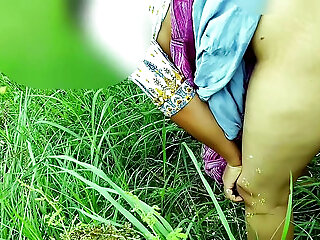 Desi Village Bhabhi Enjoy Early Morning Sex With Her Devar In Jungle, Outdoor Jungle Sex