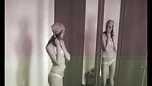 Sexy Teen Girl Stripping In Hidden Cam Video