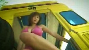 Chubby Asian Chick Strips And Demonstrates Her Body