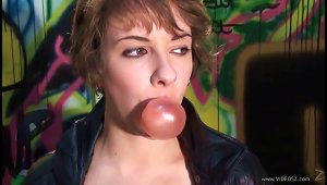 Hot Corrinne Renee In Solo Model Reality Balloon Popping Scene